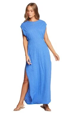 Vitamin A Florence Long Dress In Blue