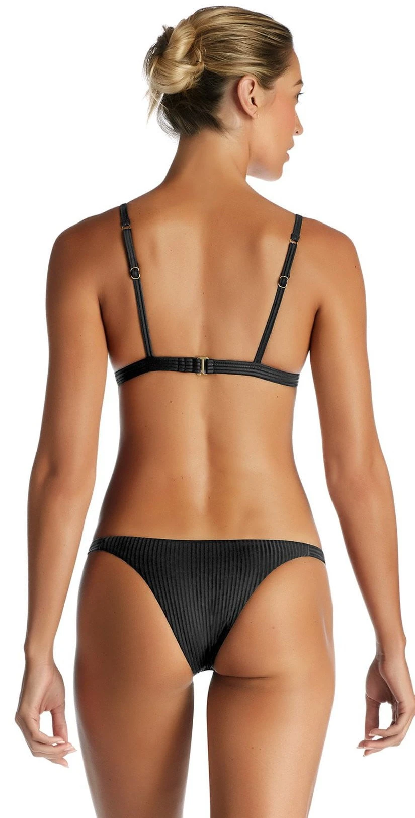 Vitamin A EcoRib Carmen Bikini Bottom In Black