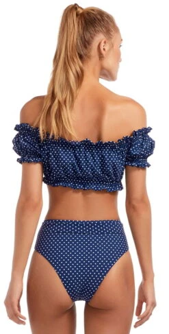 Vitamin A Lola Bikini Bottom In Rumba Dots