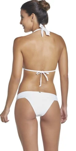 PQ Swim Water Lily Lace Teeny Bikini Bottom In White