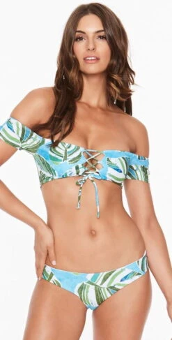 L Space Dixie Top In Blue SPDXT17-TUR